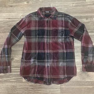 VANS boys flannel (Size M/10)